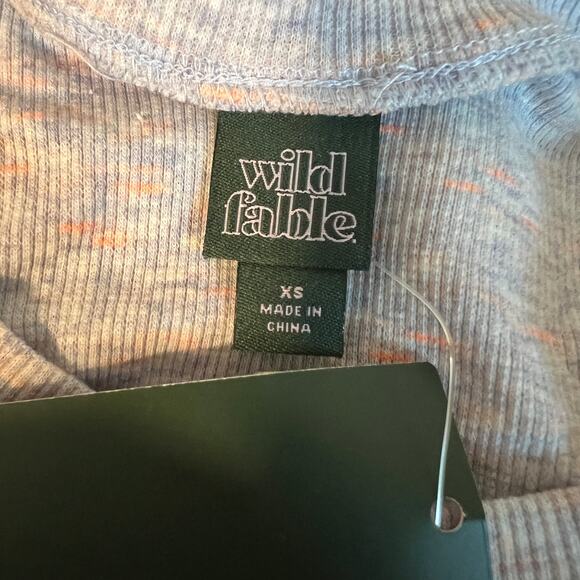Wild Fable Women's Gray Spacedye Open Back Tiny Tank Top - Size XS - NWT - Picture 2 of 8